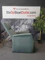 Prominent Toscana Zeegroen met Tiptoetsen, Huis en Inrichting, Fauteuils, Minder dan 75 cm, Stof, Ophalen of Verzenden, Zo goed als nieuw