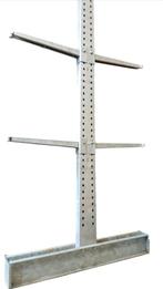 Draagarmstelling verzinkt H=350cm D=80cm. Prijs per staander, Ophalen, Zo goed als nieuw, IJzer