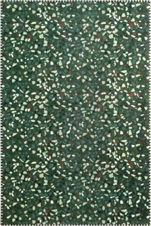 NIEUW! Vloerkleed Edito vinyl Terrazzo Green 70x140cm €44.99, Huis en Inrichting, Stoffering | Tapijten en Kleden, Nieuw, 50 tot 100 cm
