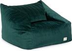 Nobodinoz zitzak chelsea velvet - jungle green, Huis en Inrichting, Zitzakken, Ophalen, Gebruikt, Groen