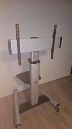 Aluminium Verrijdbare TV Standaard, Audio, Tv en Foto, Televisiebeugels, Ophalen of Verzenden, Gebruikt