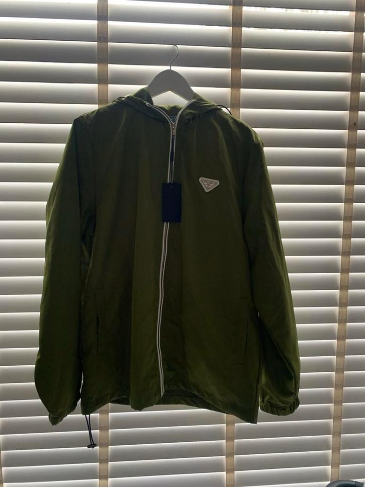 Prada Jasje, Kleding | Heren, Jassen | Zomer, Nieuw, Overige maten, Groen, Ophalen of Verzenden