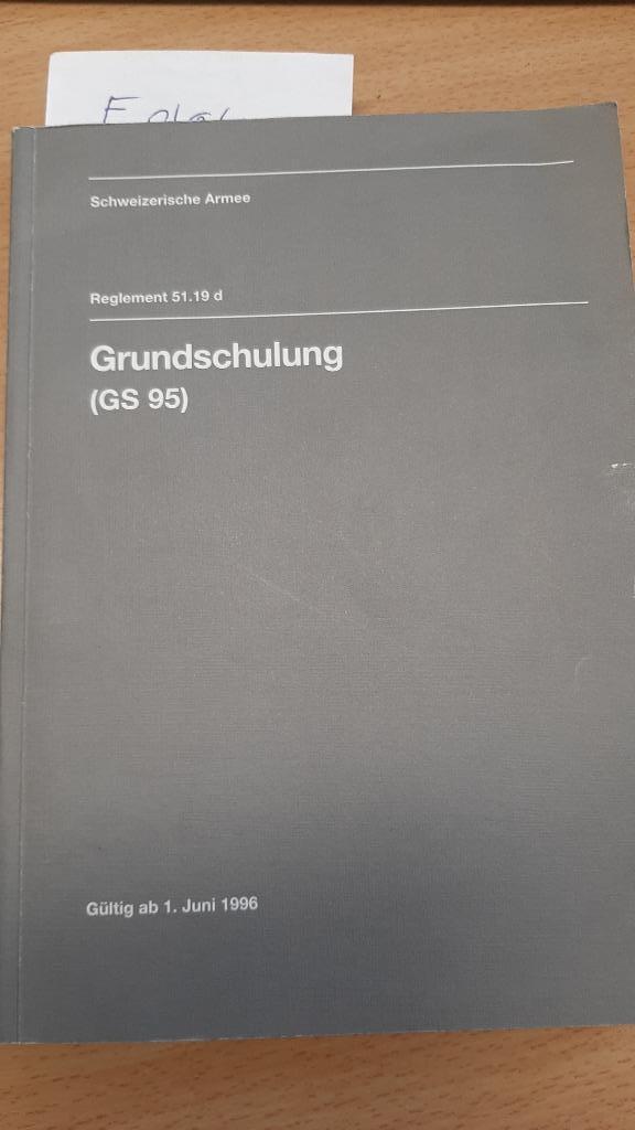 Grundschulung Schweizer Armee 1996, Verzamelen, Militaria | Algemeen, Landmacht, Boek of Tijdschrift, Overige gebieden, Verzenden