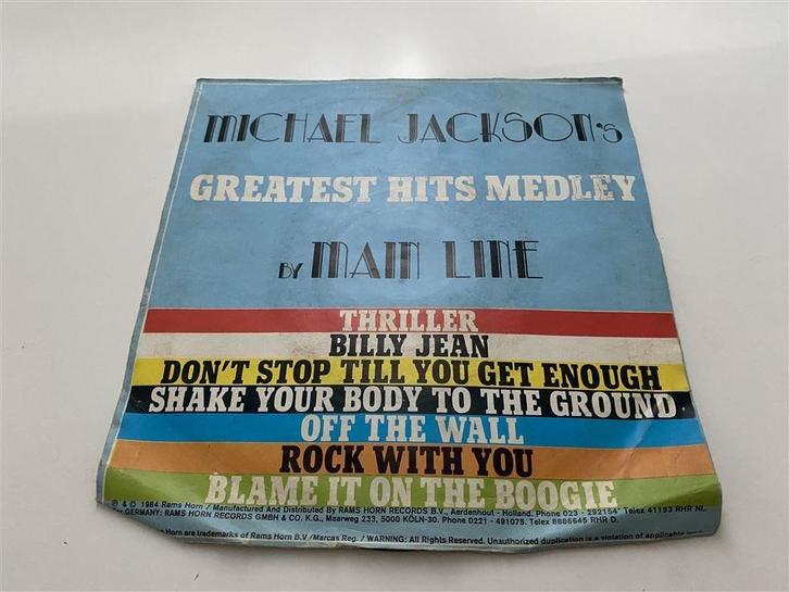 Michael Jackson's greatest hits medley [ 43 ], Cd's en Dvd's, Vinyl Singles, Zo goed als nieuw, Pop, Ophalen of Verzenden