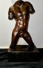 Bronzen torso beeld, Antiek en Kunst, Kunst | Beelden en Houtsnijwerken, Ophalen of Verzenden