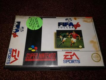 Fifa 96 met boekje. Super Nintendo spel. Snes 1996 beschikbaar voor biedingen