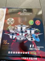 Te koop pannenset ( Nieuw), Huis en Inrichting, Keuken | Potten en Pannen, Ophalen, Nieuw, Pannenset, Rvs