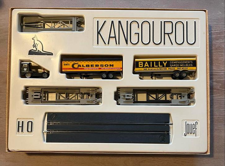 JOUET Kangourou H0 Treinset - Zeer Nette Staat, Hobby en Vrije tijd, Modeltreinen | H0, Zo goed als nieuw, Treinset, Gelijkstroom