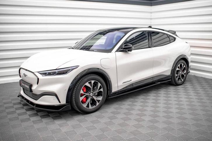 Voorlip sideskirt spoiler diffuser - Ford Mustang Mach-E 20+, Auto diversen, Tuning en Styling, Ophalen of Verzenden