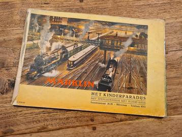 Modeltrein Ho folder Marklin 1939/40 Nederlands, zeldzaam ! beschikbaar voor biedingen