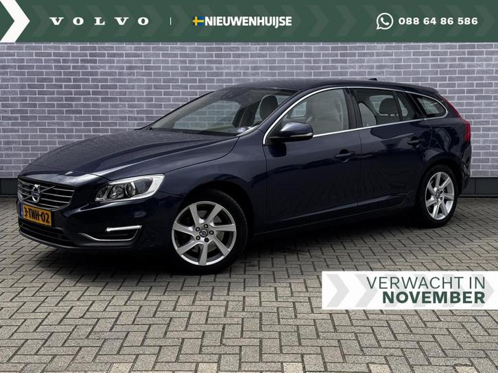 Volvo V60 T5 250pk Summum Aut | Trekhaak | Leder | Verw. sto, Auto's, Volvo, Bedrijf, Te koop, V60, ABS, Adaptieve lichten, Airbags