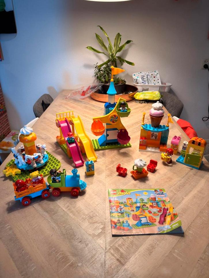 LEGO Duplo 10840 Grote Kermis - Complete Set, Kinderen en Baby's, Speelgoed | Duplo en Lego, Zo goed als nieuw, Duplo, Complete set