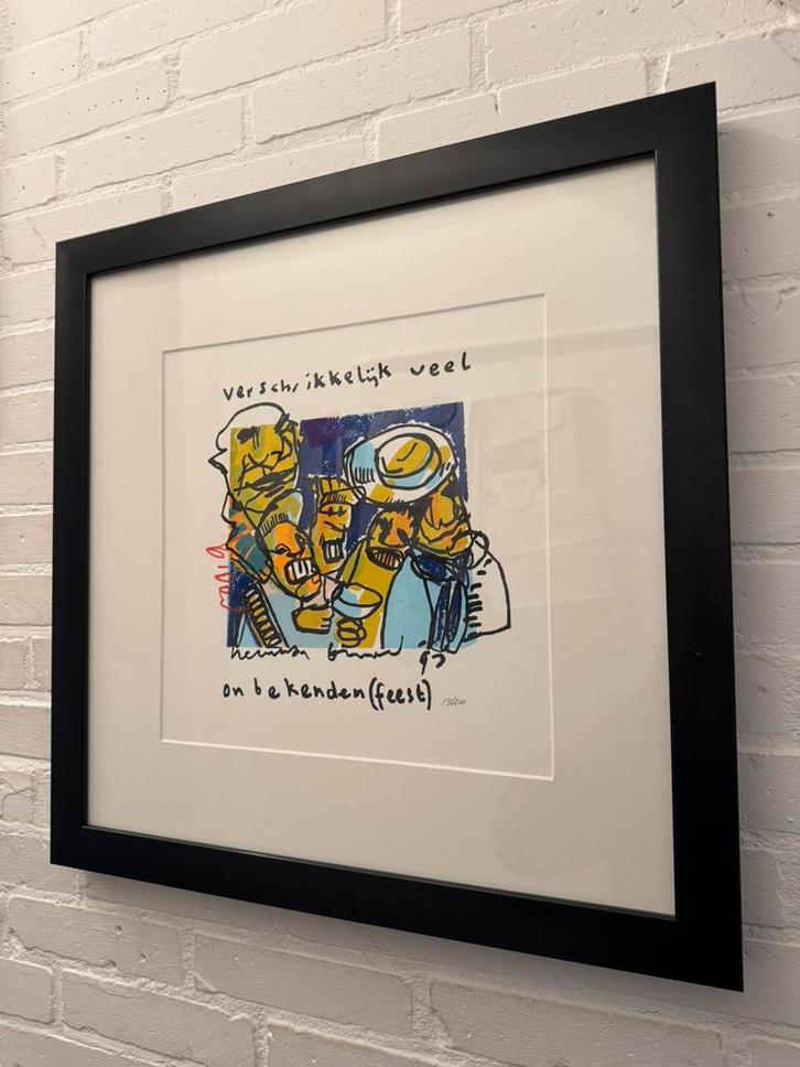 herman brood zeefdruk 2025, Antiek en Kunst, Kunst | Litho's en Zeefdrukken, Ophalen of Verzenden