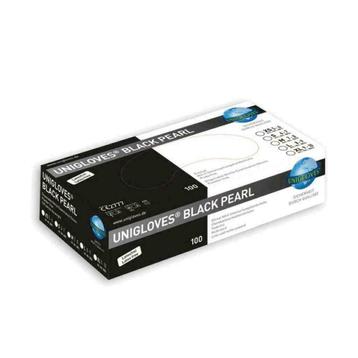 Unigloves Black Pearl medische handschoenen zwart, maat M beschikbaar voor biedingen