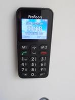 Big Button gms Mobiele telefoon PROFOON, Zwart, Zo goed als nieuw, Zonder simlock, Verzenden