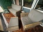 Lounge set, Tuin en Terras, Tuinsets en Loungesets, Ophalen, 4 zitplaatsen, Gebruikt, Rotan
