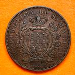 San Marino 10 Centesimi 1893, Ophalen of Verzenden, Zuidoost-Azië
