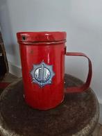 Zeldzame antieke stalen rode Collectebus Rotterdam €69, Verzamelen, Spaarpotten, Ophalen of Verzenden, Gebruikt, Metaal of Blik