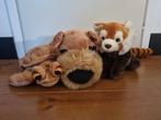 Grote Knuffel Set: Schildpad, Hond & Rode Panda, Ophalen of Verzenden, Gebruikt, Overige typen