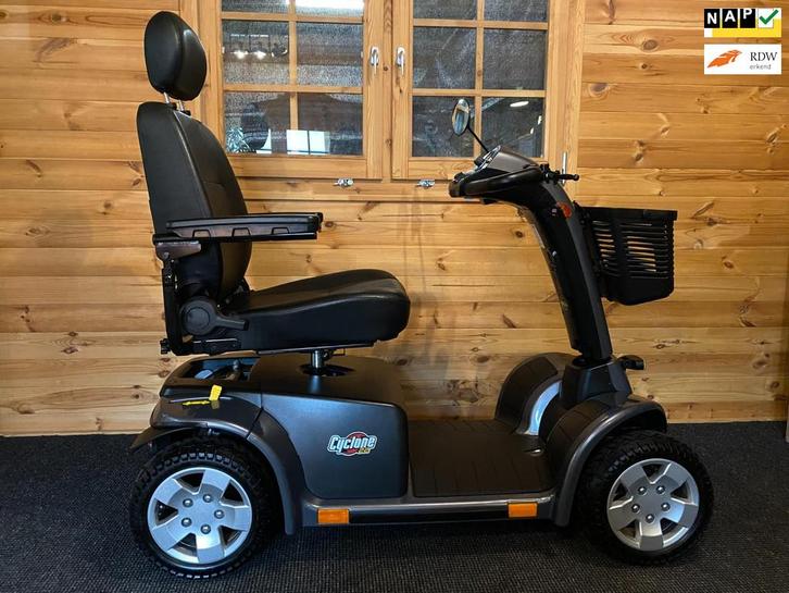 Pride Cyclone Scootmobiel Pride Cyclone 22 75AH | Garantie |, Diversen, Brommobielen en Scootmobielen, Gebruikt, Pride