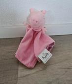 Peppa pig knuffeldoek knuffel tuttel roze varken biggetje, Ophalen of Verzenden, Zo goed als nieuw, Overige typen