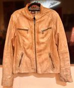 Topmerk Saki soepel lederen jas cognac maat 46, Bruin, Verzenden, Maat 46/48 (XL) of groter, Zo goed als nieuw