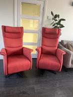 2 Prominent Frans Molenaar Relaxfauteuils Stof Op Accu L Xl, Huis en Inrichting, Fauteuils, Ophalen of Verzenden, Zo goed als nieuw