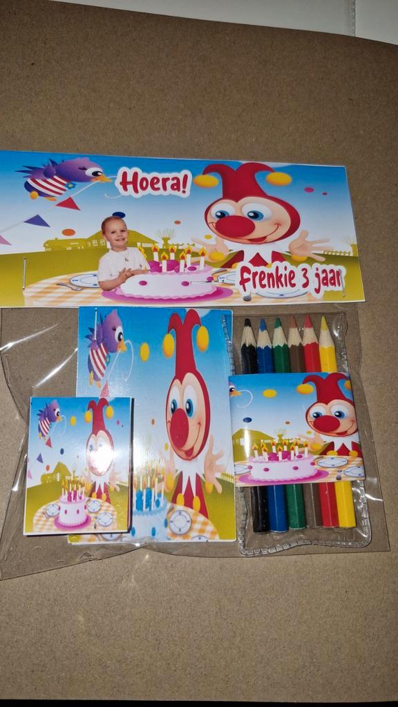 Jokie en Jet Slingers & Traktaties op Maat!, Hobby en Vrije tijd, Feestartikelen, Nieuw, Feestartikel, Ophalen of Verzenden