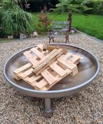 Vuurschalen RVS 1,5m doorsnede 975- p.stuk, Ophalen of Verzenden, Zo goed als nieuw