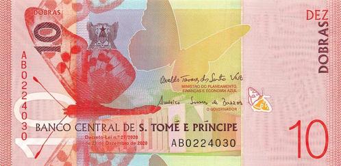 St. Thomas en Prince 10 Dobras 2020 Unc, Banknote24, Postzegels en Munten, Bankbiljetten | Afrika, Los biljet, Overige landen