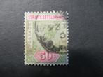 A03379: Straits Settlements QV 5 c CA, Ophalen of Verzenden