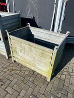 Kruizinga verzinkte stapelkrat met klep 120x80x85cm, Ophalen, Zo goed als nieuw, Metaal, Overige typen