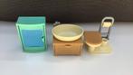 Playmobil onderdelen badkamer wc wasbak kast toilet, Ophalen, Gebruikt, Los playmobil