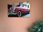 Pontiac Chieftain 1952 afbeelding op aluminium plaat 100x60, Antiek en Kunst, Kunst | Schilderijen | Klassiek, Ophalen of Verzenden