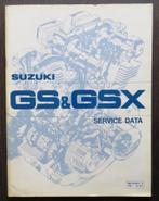 Suzuki GS(X) 250 + GS 1000 G/GL Service Data - 1980, Motoren, Handleidingen en Instructieboekjes, Verzenden, Suzuki