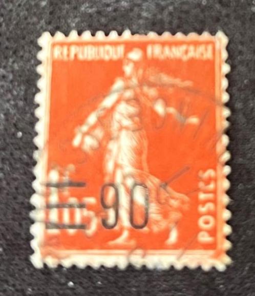 1926 ev Frankrijk  Semeuse met opdruk Yvert 227 gebruikt, Postzegels en Munten, Postzegels | Europa | Frankrijk, Gestempeld, Verzenden