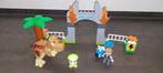 duplo T.Rex Triceratops dinausaurus ontsnapping, Ophalen of Verzenden, Gebruikt, Duplo