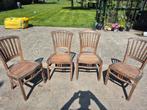 Massief teakhouten stoelen, Huis en Inrichting, Ophalen, Gebruikt