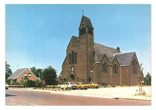 953077	Etten	RK Kerk	auto in straatbeeld	Mooie oude kaart On, Verzamelen, Ansichtkaarten | Nederland, Ongelopen, Gelderland, Ophalen of Verzenden