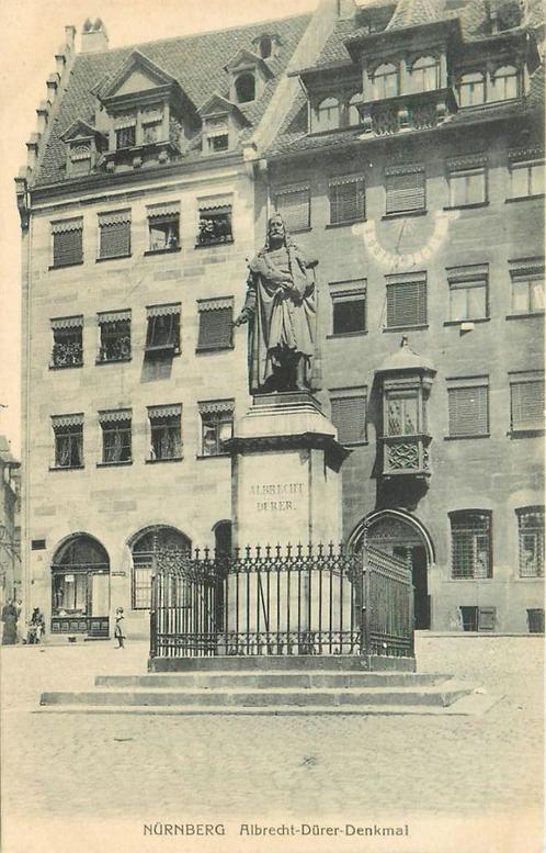 (701-307-043) Nurnberg Albrecht Durer Denkmal, Verzamelen, Ansichtkaarten | Buitenland, Duitsland, Verzenden