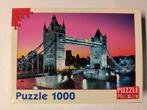 Puzzle pleasure 1000 stukjes tower bridge Engeland puzzel, Hobby en Vrije tijd, Ophalen of Verzenden, Gebruikt