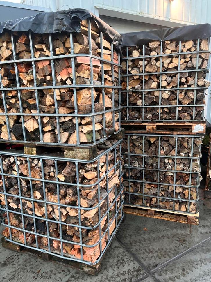 Gemengd Brandhout - Eik, Douglas, Kers, Tuin en Terras, Haardhout, Blokken, Overige houtsoorten, Minder dan 3 m³, Ophalen