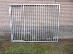 Gegalvaniseerd kenneldeel met deur. Altijd binnen gestaan, Dieren en Toebehoren, Ophalen, Zo goed als nieuw, 110 cm of meer, 100 cm of meer