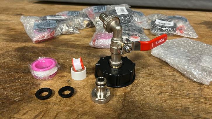 Kogelkraan 1/2 duim aansluiting., Doe-het-zelf en Verbouw, Sanitair, Nieuw, Kraan, Ophalen of Verzenden
