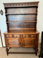 Buffetkast vintage antiek in 2 delen, Antiek en Kunst, Ophalen