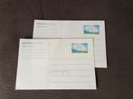 2 Oude Briefkaarten met Postzegel .39 Nederland, Ophalen of Verzenden