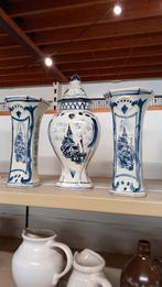 Delfts Blauwe Vazen Set, Antiek en Kunst, Antiek | Vazen, Ophalen