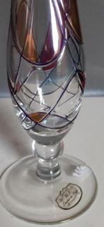 M.F.Cristal de Paris.  Mozaïek kristallen vaasje, Ophalen of Verzenden
