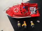 Playmobil brandweerboot 3128, Ophalen of Verzenden, Gebruikt