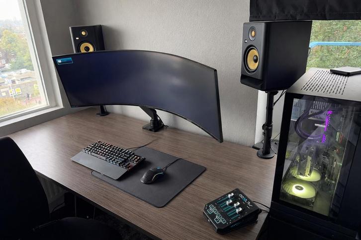 Samsung Odyssey G9 - 49 inch Ultrawide Monitor, Computers en Software, Desktop Pc's, Zo goed als nieuw, Ophalen